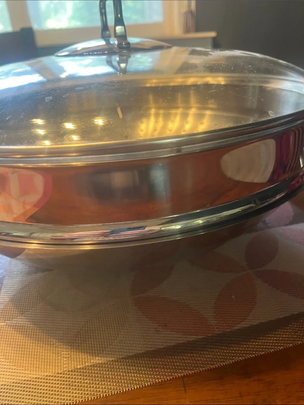 WMF-Stainless Steel Steamer Basket with Glass Lid - Silver